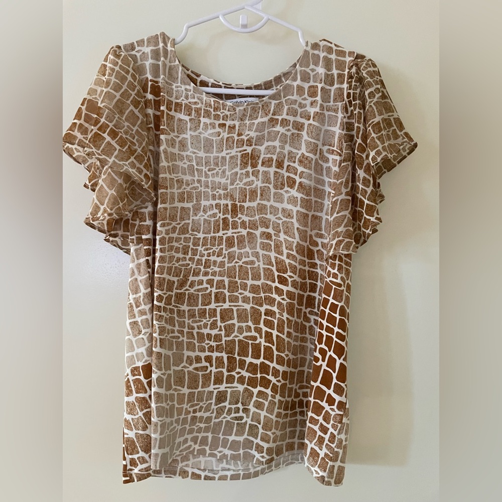 Calvin Klein Giraffe Animal Print
